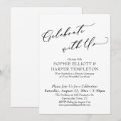 Vier met ons mee Mooi, Eenvoudige Ontvangst Alleen Kaart (Voorkant / Achterkant)