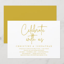 Vier met ons mee, Post Huwelijk Elopement Feest  I Kaart