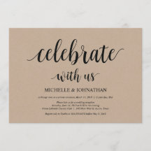 Vier met ons mee, Trouw Elopement uitnodigingen