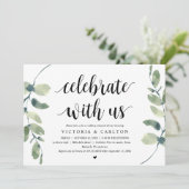 Vier met ons, Oefendiner voor het huwelijk Kaart (Staand voorkant)