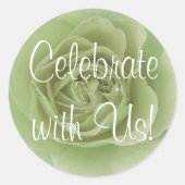 Vier met ons Sticker (Voorkant)