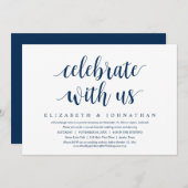 Vier met ons, Trouw Dinner Uitnodiging (Voorkant / Achterkant)