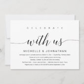 Vier met ons, Trouw Uitnodiging voor een Elopement (Voorkant)