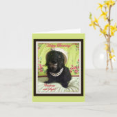 Vier met stijl kaart (Gele Bloem)