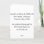 Vier met Vuurwerk! Kaart (Achterkant)