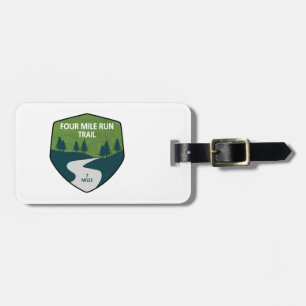Vier Mile run Trail Bagagelabel