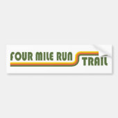 Vier Mile run Trail Bumpersticker (Voorkant)