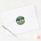 Vier Mile run Trail Ronde Sticker (Envelop)