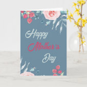 Vier Moederdag 2025 met bloemen Kaart (Gele Bloem)