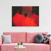 Vier monniken canvas afdruk (Insitu (Woonkamer))
