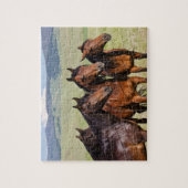 Vier mooie paarden - 110-stuk Jigzaag Puzzle Legpuzzel (Verticaal)