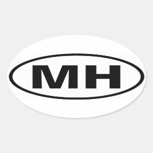 VIER Mott Haven "MH" Ovale Sticker