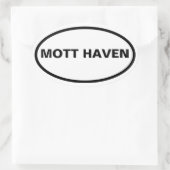 VIER Mott Haven Ovale Sticker (Tas)