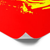 Vier Multicolor Gorilla Pop Art Poster (Hoek)