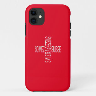 Vier nationale Zwitserse talen - Zwitserland Case-Mate iPhone Case