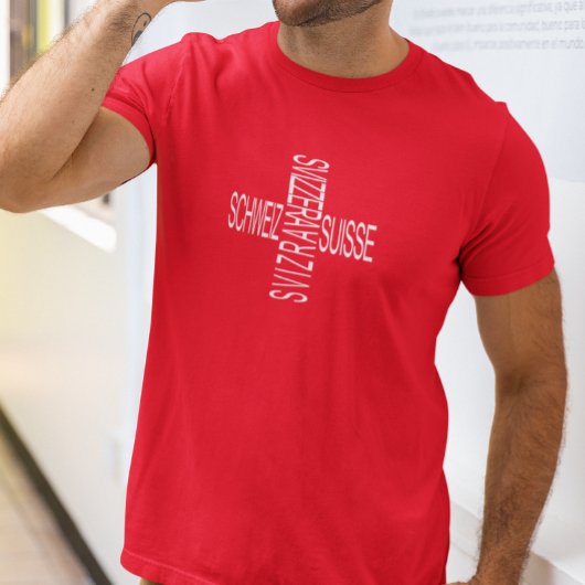 Vier nationale Zwitserse talen - Zwitserland T-shirt