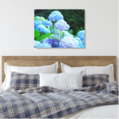 Vier naturen prints Blauwe Hydrangeas (Insitu (Slaapkamer))