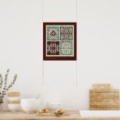 Vier nieuwe Wereld avonturen Poster (Keuken)