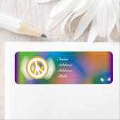 Vier Nieuwjaar Mail Adres Label-Aanpassen Etiket (Insitu)