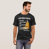 Vier Noble Truths Buddha doceert boeddhisme T-shirt (Voorkant volledig)