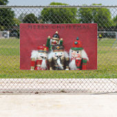 Vier nutcrackers groep spandoek (Insitu)