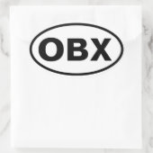 VIER OBX OVALE STICKER (Tas)
