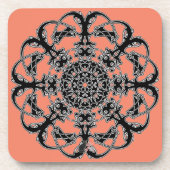 Vier Octa Glyph Dusk Onderzetter (Voorkant)