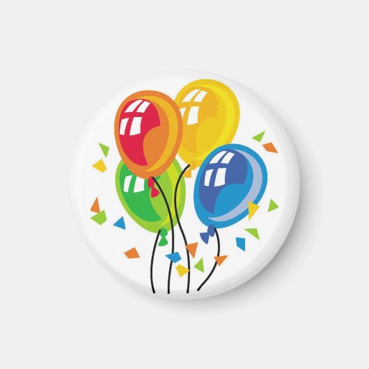 Vier of Gelukkige Verjaardagsmagneet - U BESLIST Magneet (Voorkant)