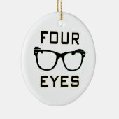 Vier ogen keramisch ornament (Rechts)