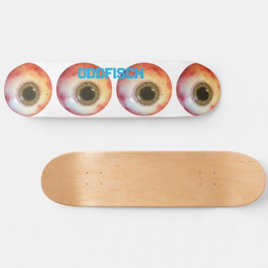 Vier ogen van de ODDFISCH skateboards