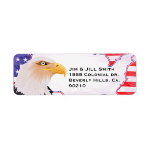 Vier Onafhankelijkheidsarend Etiket