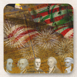 Vier Onafhankelijkheidsdag Bier Onderzetter