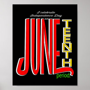 Vier Onafhankelijkheidsdag op de 19e top Poster