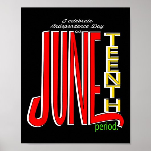 Vier Onafhankelijkheidsdag op de 19e top Poster (Voorkant)