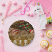 Vier Onafhankelijkheidsdag Papieren Bordje (Feest)