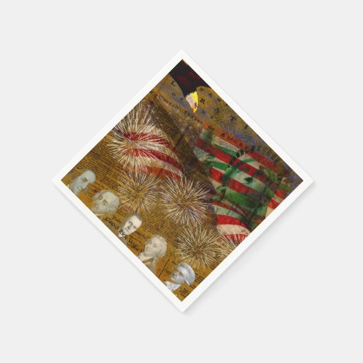 Vier Onafhankelijkheidsdag Servet (Hoek)