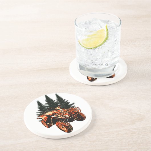 Vier Onderzetters (Zijkant)