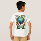 Vier onze planeet - Happy Earth Day T-shirt (Achterkant volledig)