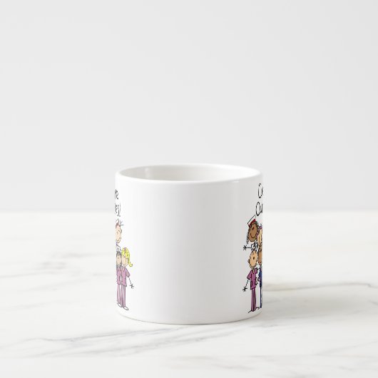 Vier Onze Verpleegsters Espresso Kop (Voorkant)