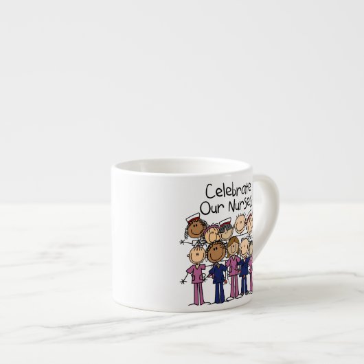 Vier Onze Verpleegsters Espresso Kop (Voorkant rechts)