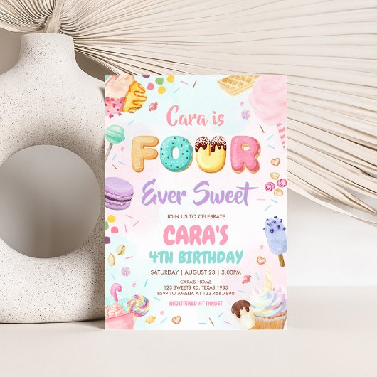 Vier ooit lieve verjaardagsfeestje kaart