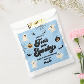 Vier Ooit Spooky Blue Halloween 4e Verjaardagsfees Bedankzakje (Gezegeld)