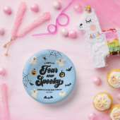 Vier Ooit Spooky Blue Halloween 4e Verjaardagsfees Papieren Kommen (Feest)