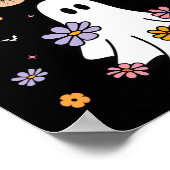 Vier Ooit Spooky Ghost Halloween 4e Verjaardag Dee Poster (Hoek)