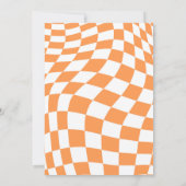 Vier ooit Spooky Halloween Groovy Ghost Birthday Kaart (Achterkant)