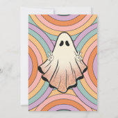 Vier Ooit Spooky Retro Halloween 4e Verjaardag Kaart (Achterkant)