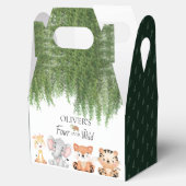 Vier ooit wilde safari 4e verjaardag bedankdoosjes (Geopend)