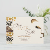 Vier ooit wilde Safari leeuw 4e verjaardag Kaart (Staand voorkant)