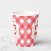 Vier ooit zoete aardbei 4e verjaardag partij papieren bekers (Rechts)