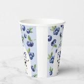 Vier ooit zoete blauwe bessen kinderen verjaardag papieren bekers (Rechts)